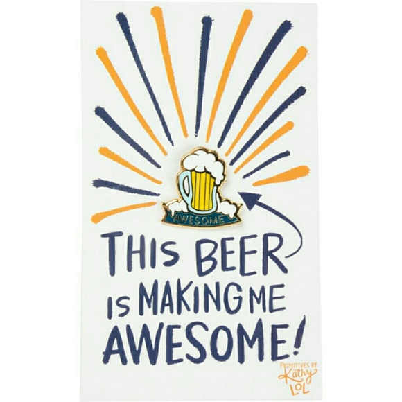 Beer Enamel Pin - Picture 2 of 3